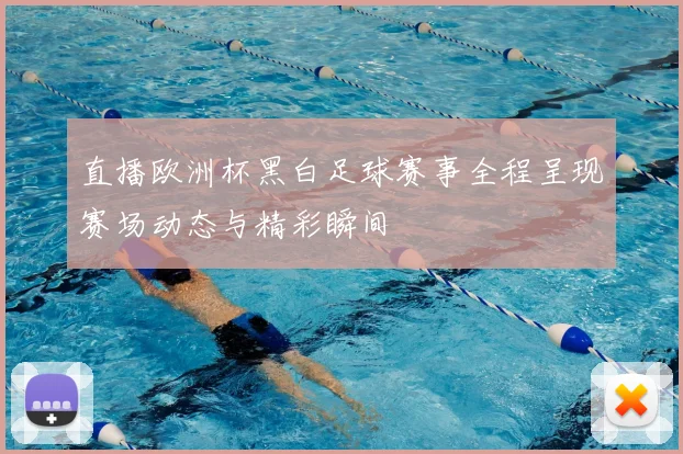 直播欧洲杯黑白足球赛事全程呈现赛场动态与精彩瞬间